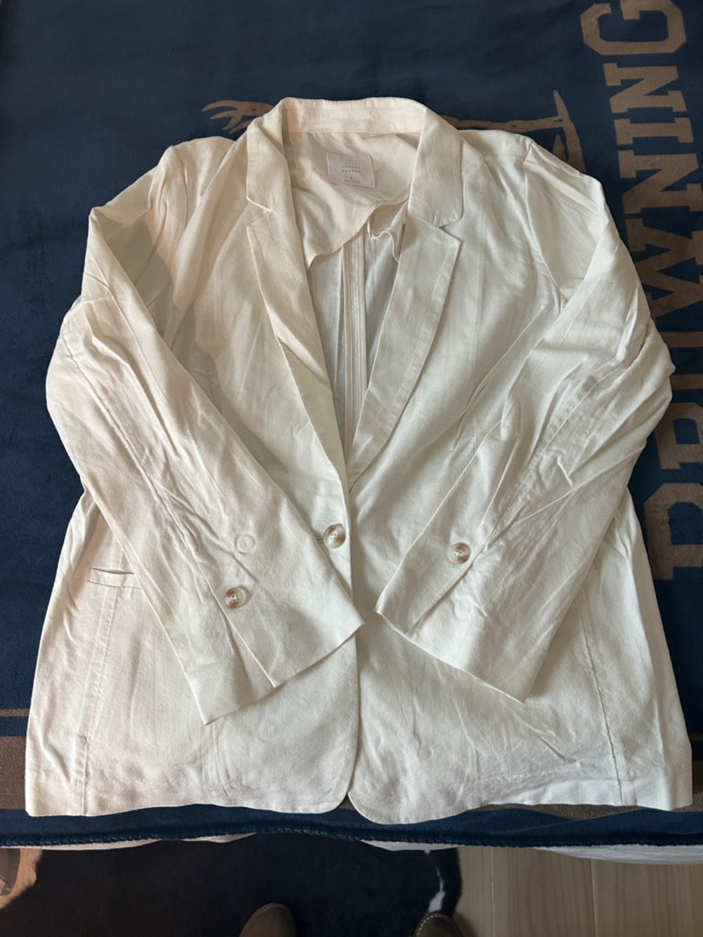 Lauren Conrad cotton/linen blazer